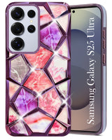 For Samsung Galaxy S25 Ultra Back Cover Case ( Dual Design Glitter Sparkle and Detachable Diamond Print Case | Soft and Flexible)