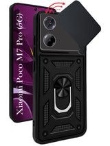 For Poco M7 Pro Back Cover Case (Hybrid Dual Armor Polycarbonate)