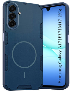 For Samsung Galaxy A17 | Samsung F17 | Samsung M17 5G Back Cover Case (Slim Hybrid Armor | Shockproof Camera Protection | Rugged Dual Layer)