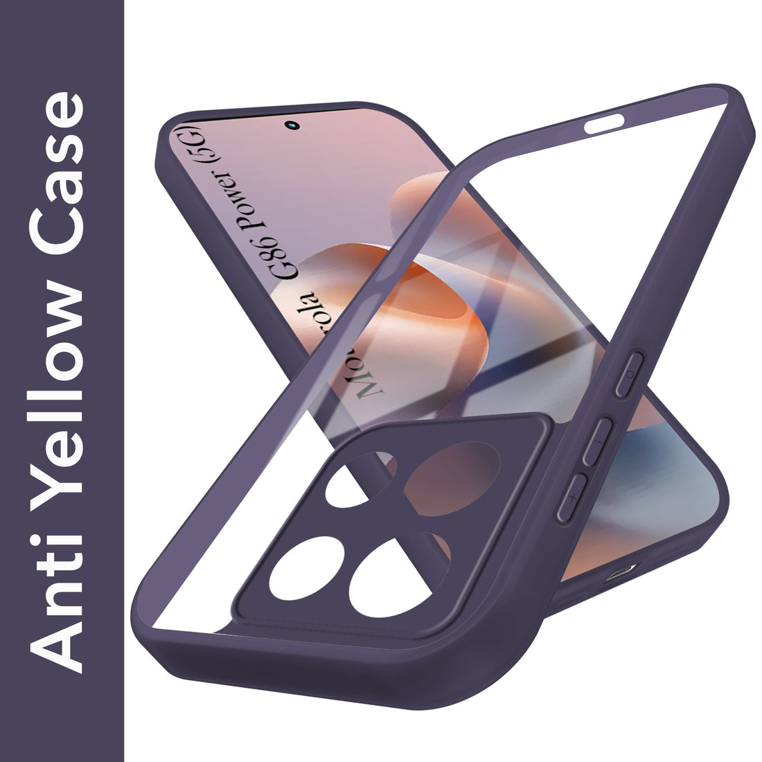 For Motorola Moto G86 Power Back Cover Case Ultra-Hybrid (Lifetime Anti Yellow | Anti Scratch | Crystal Clear Shockproof)