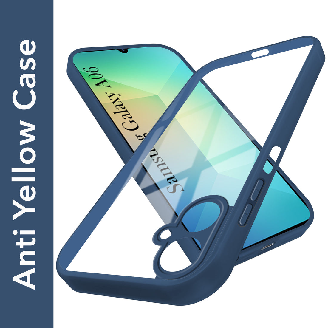 For Samsung Galaxy A06 Back Cover Case (Lifetime Anti Yellow | Anti Scratch | Crystal Clear Shockproof)