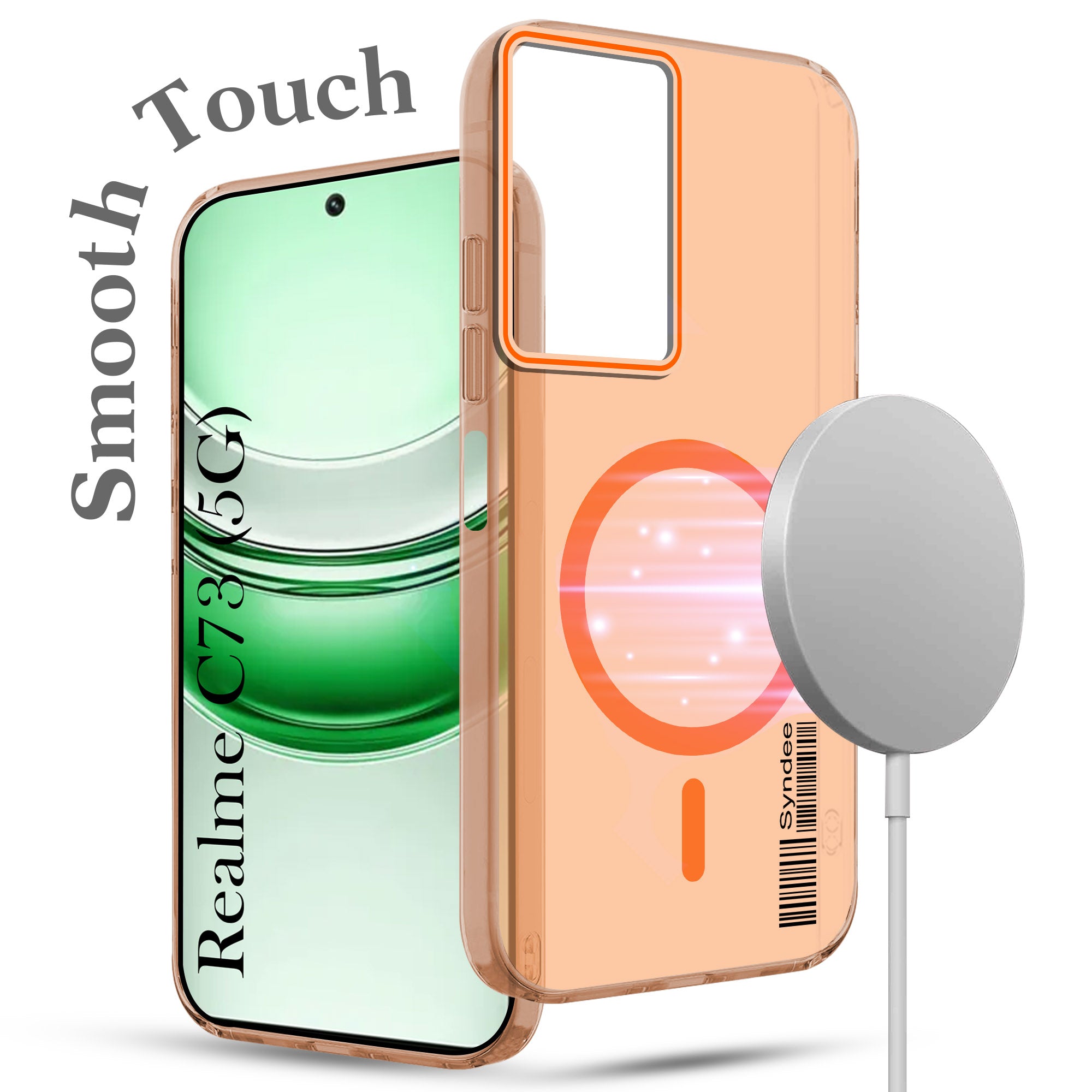 For Realme C73 Back Cover Case (Soft Touch | Camera Bump Protection | MagSafe Compatible | Matte Finish)