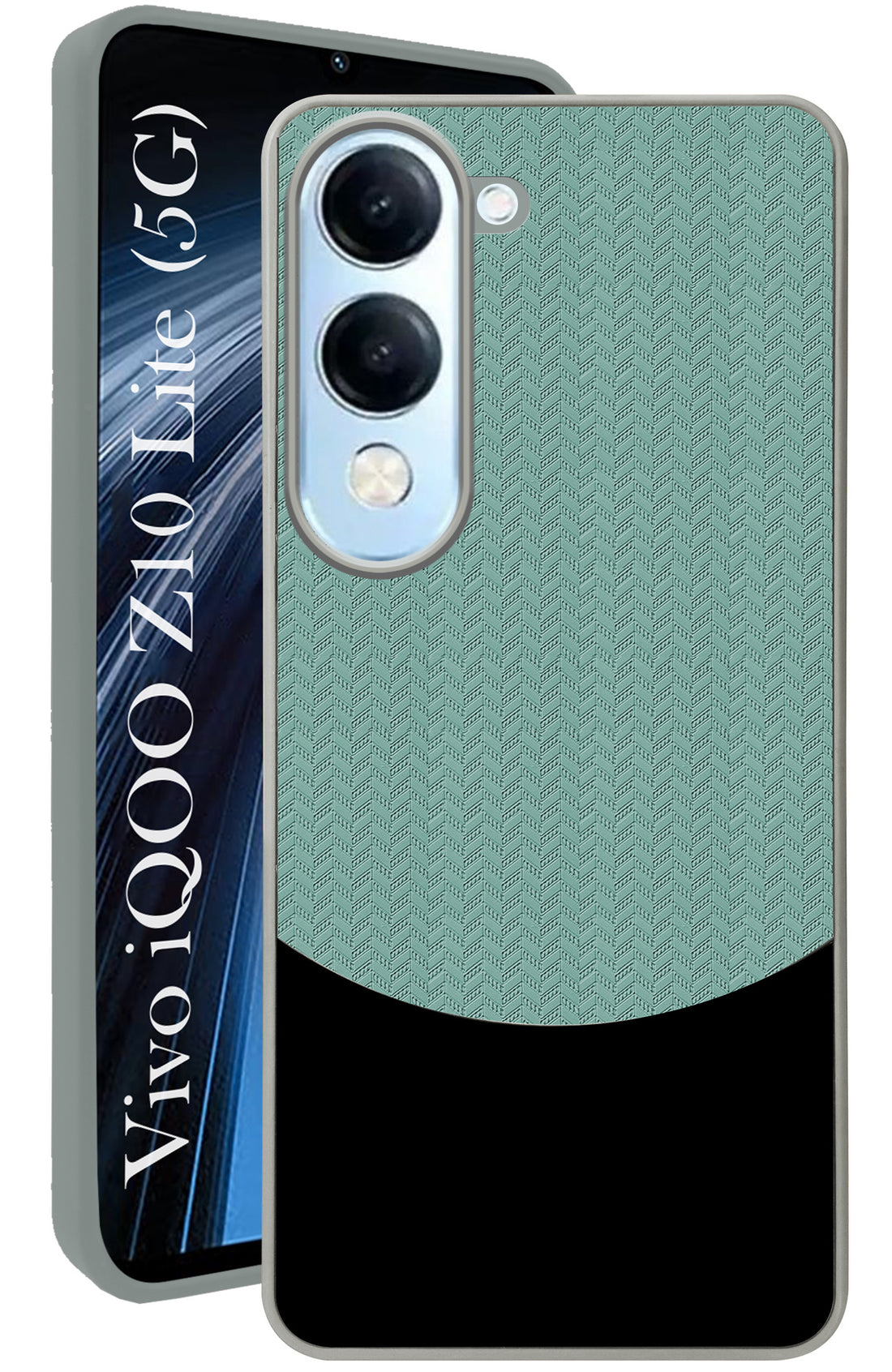 For Vivo iQOO Z10 Lite Silicone Finish Back Cover Case(Premium Minimalist Professional Feel | Camera Protection Bump)
