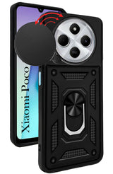 For Poco C75 | Poco M7 Back Cover Case (Hybrid Dual Armor Polycarbonate)