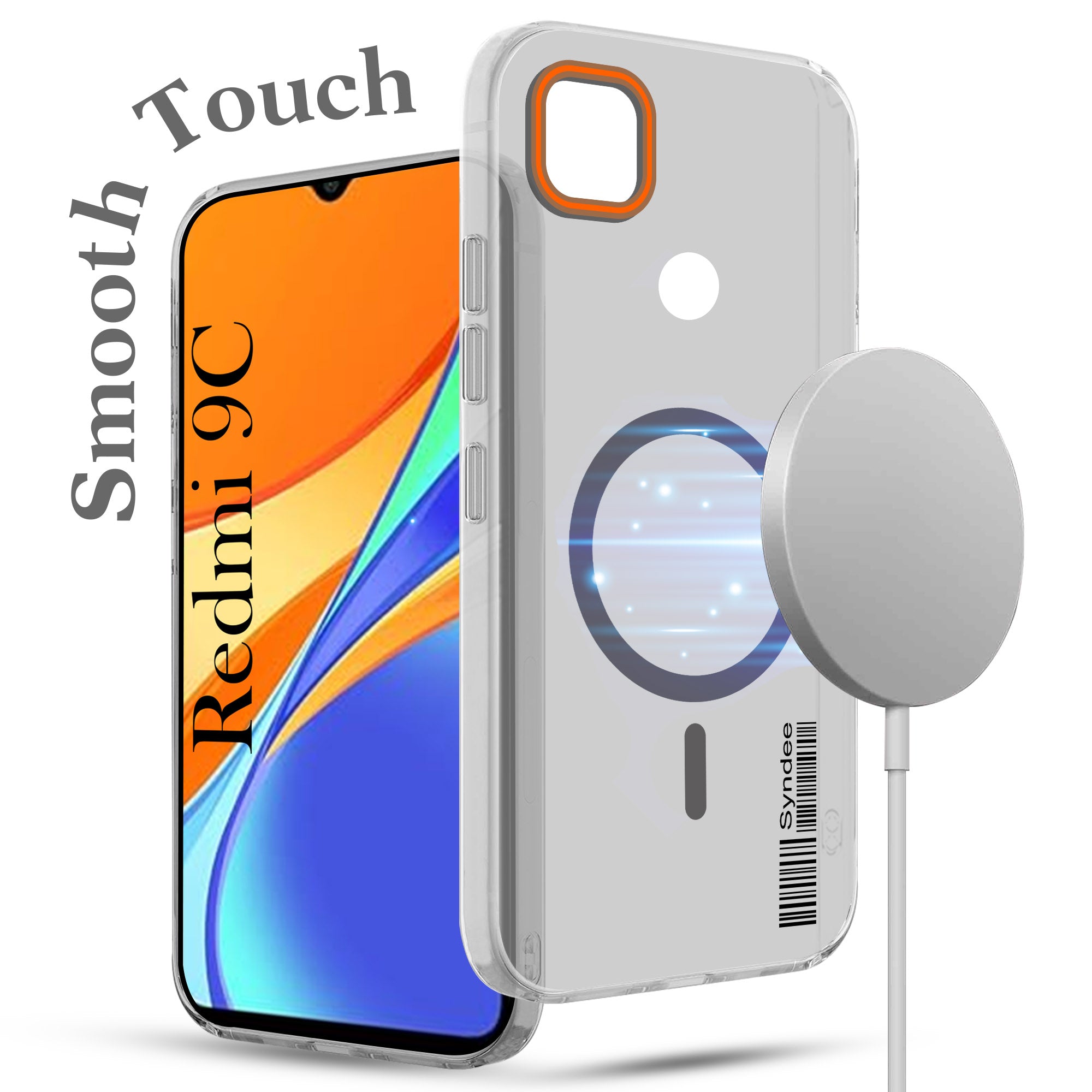 For Redmi 9C Back Cover Case (Soft Touch | Camera Bump Protection | MagSafe Compatible | Matte Finish)