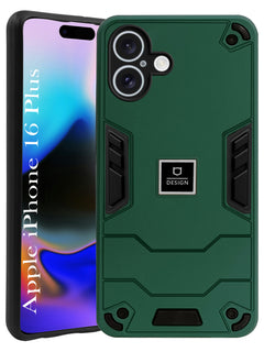 For Apple iPhone 16 Plus Back Cover Case (Lightweight Hybrid Shockproof Polycarbonate)