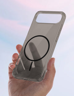 For Apple iPhone 17 Air Back Case Cover Crystal Anti Yellow (Unbreakable PC | MagSafe Wireless Charging Support |Camera Protection Bump)