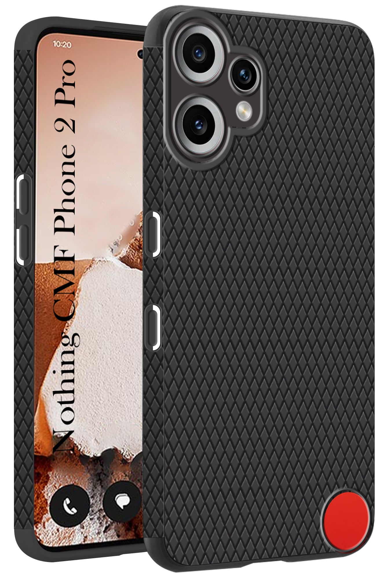 For Nothing CMF Phone 2 Pro Back Cover Case (Liquid Silicone | Side Grip | Camera Protection)