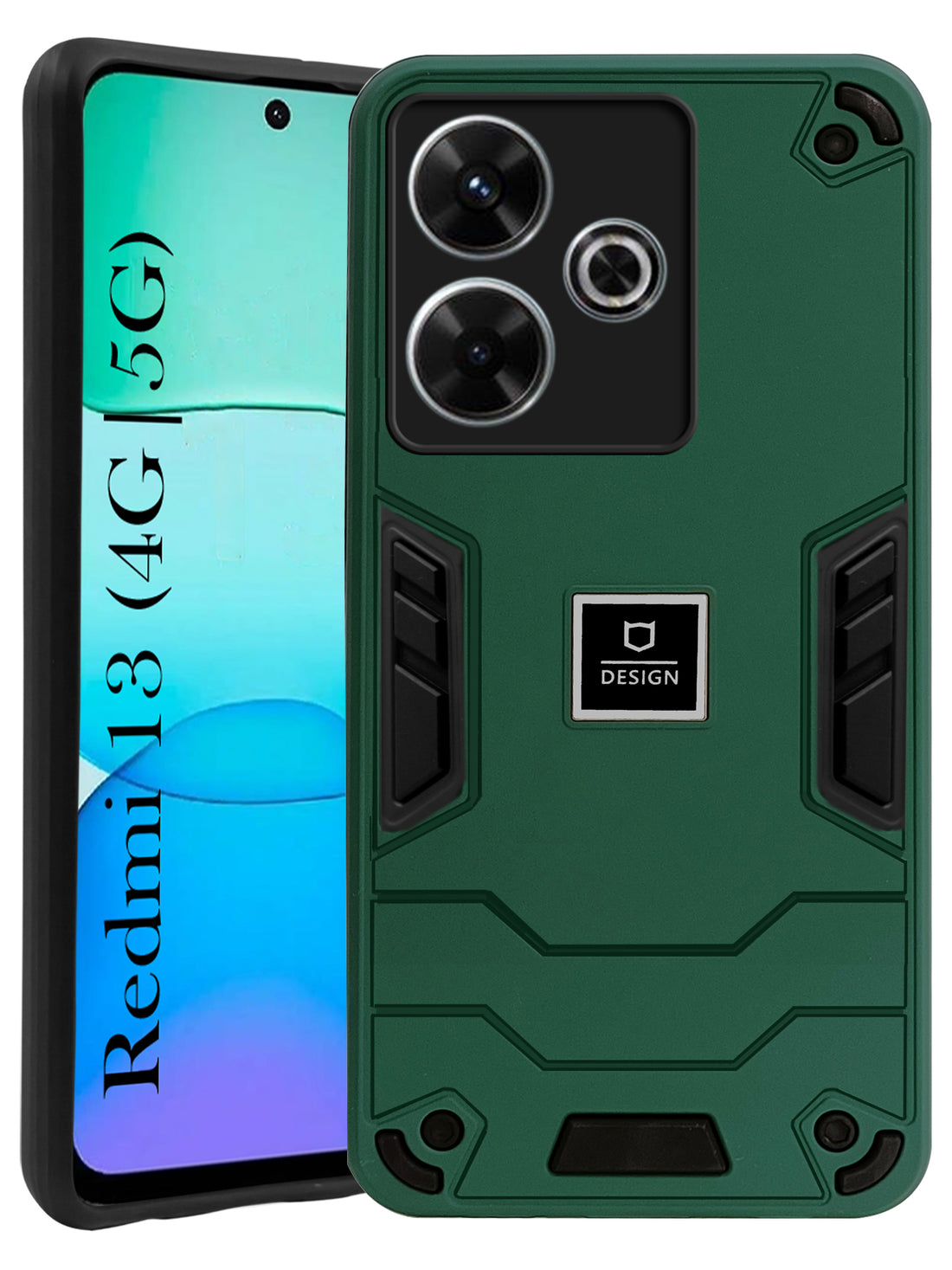 For Xiaomi Mi Redmi 13 4G | 5G Back Cover Case(Lightweight Hybrid Shockproof Polycarbonate)