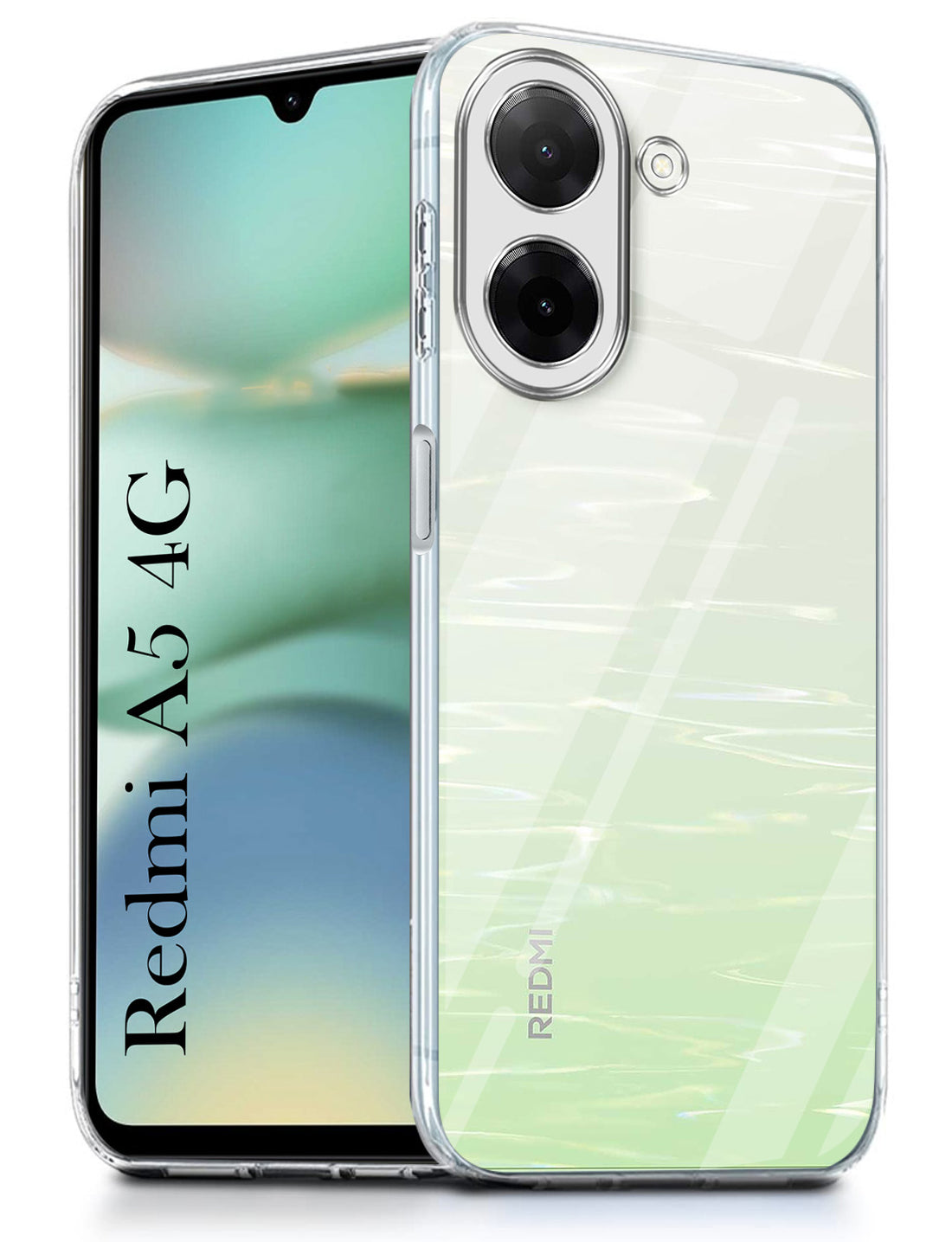 For Redmi A5 4G  Back Cover (Silicone Clear Shockproof Case with Camera Protection | Soft and Flexible | Transparent)