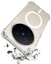 For Vivo X300 Pro Back Cover Shockproof Crystal-Clear (Magsafe Wireless Support | Drop & Camera Protection | Hard Polycarbonate)