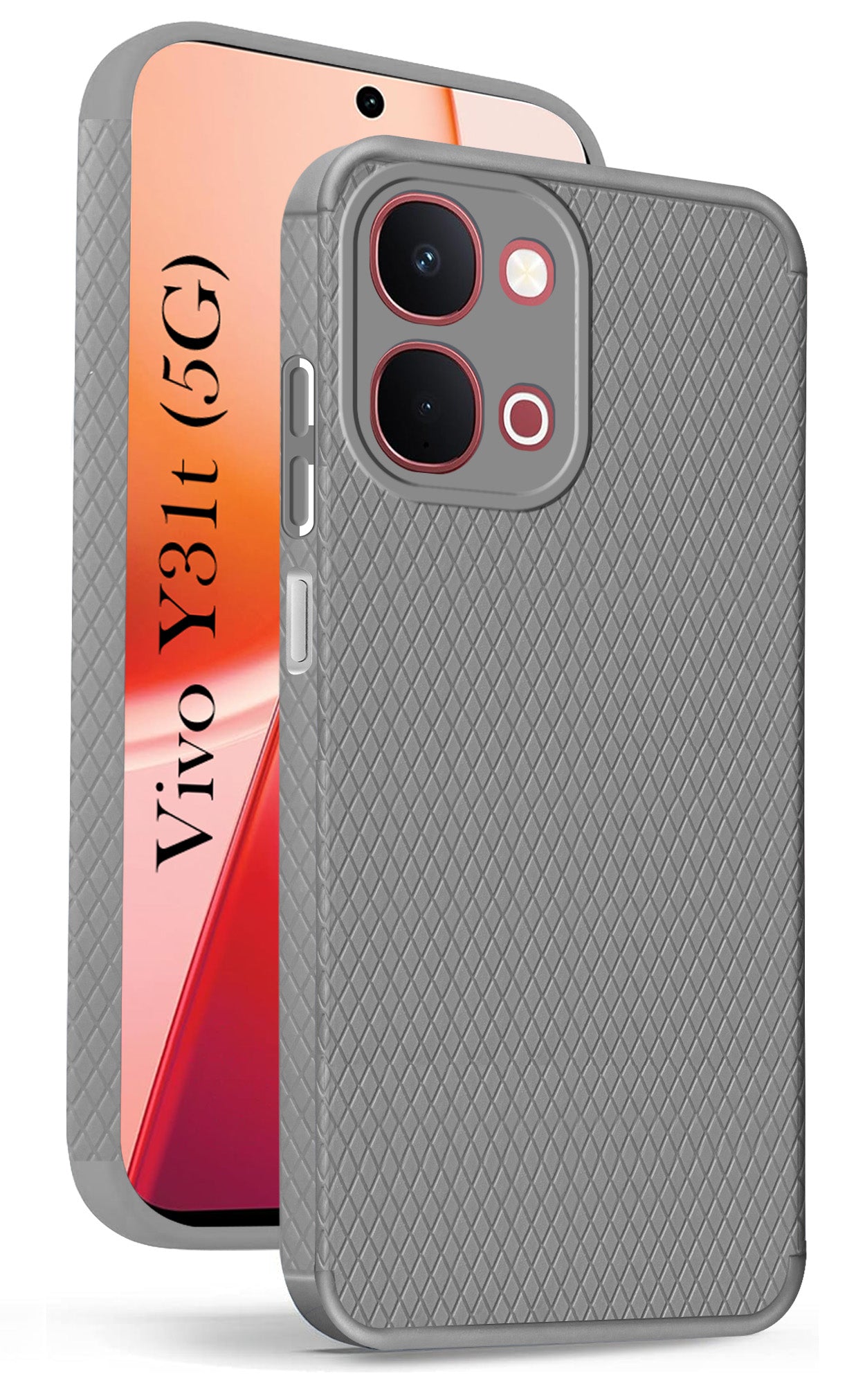 For Vivo Y31T 5G Back Cover Case Liquid Silicone (Camera Protection | Side Grip Texture | Soft and Flexible)