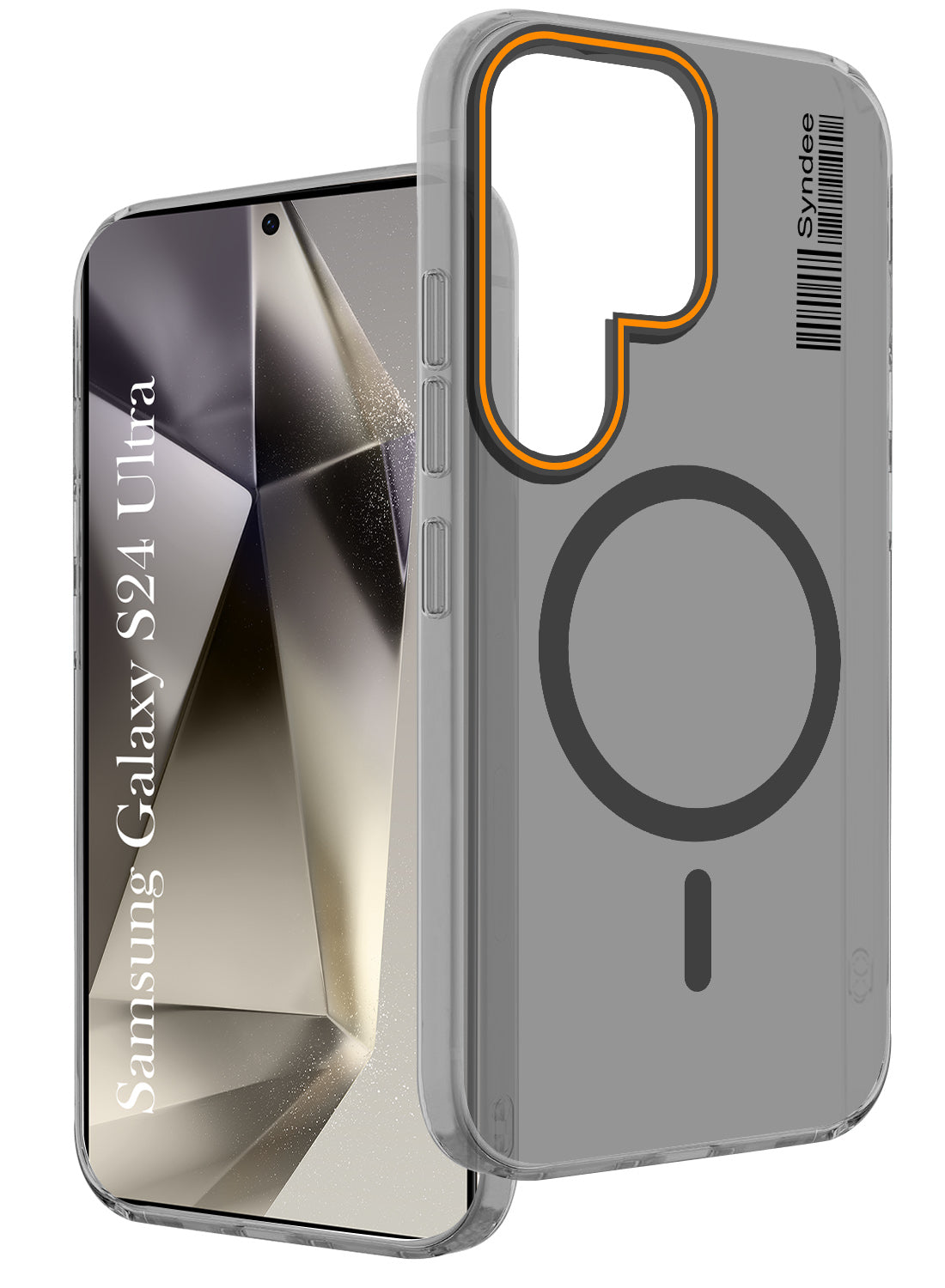 For Samsung Galaxy S24 Ultra Back Cover Case (Soft Touch | Camera Bump Protection | MagSafe Compatible | Matte Finish)