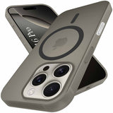 For Apple iPhone 16 Pro Back Cover Case (Frosted Matte Feel | MagSafe Compatible Wireless Charging | Polycarbonate Material)