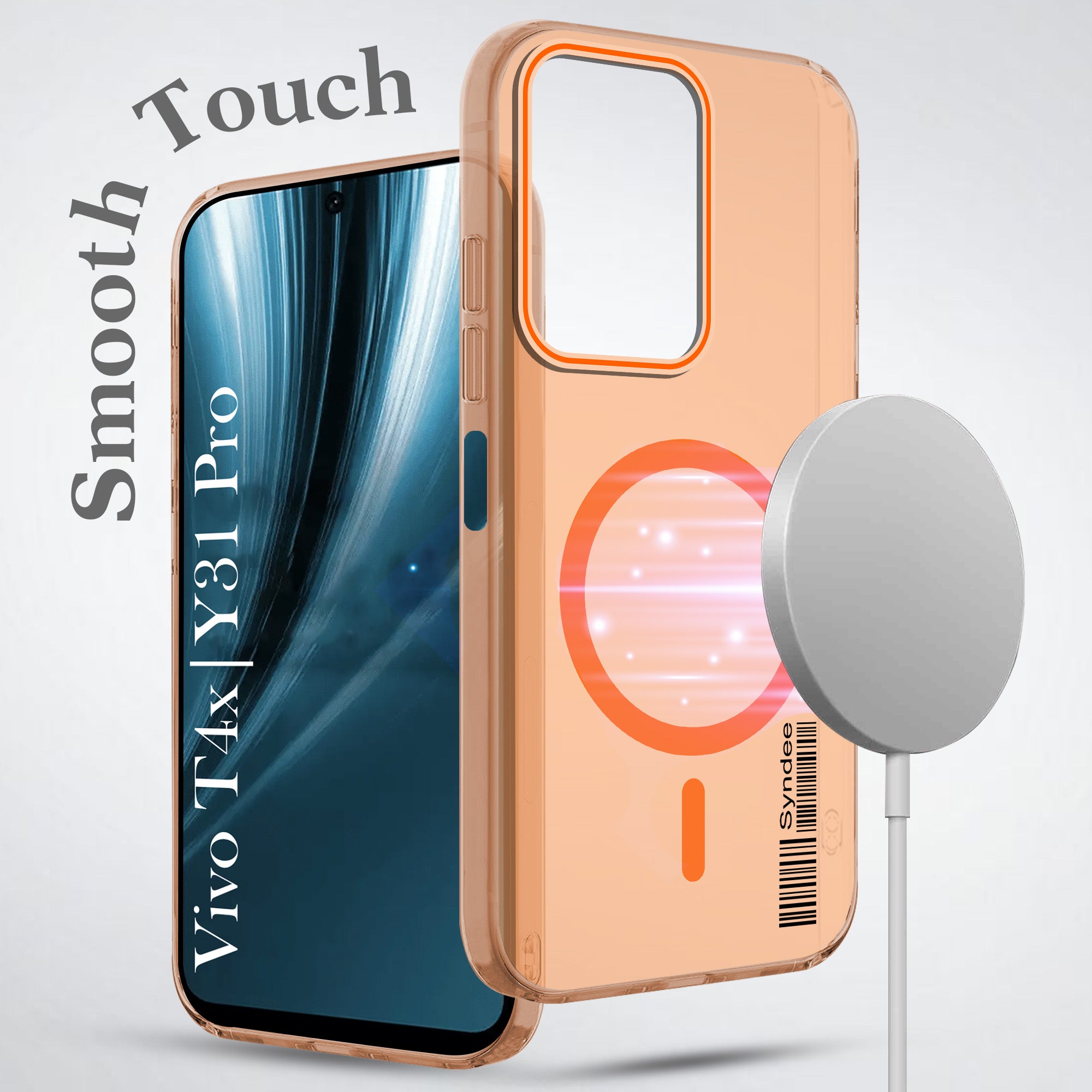 For Vivo T4x | Vivo Y31 Pro Back Cover Case (Soft Touch | Camera Bump Protection | MagSafe Compatible | Matte Finish)