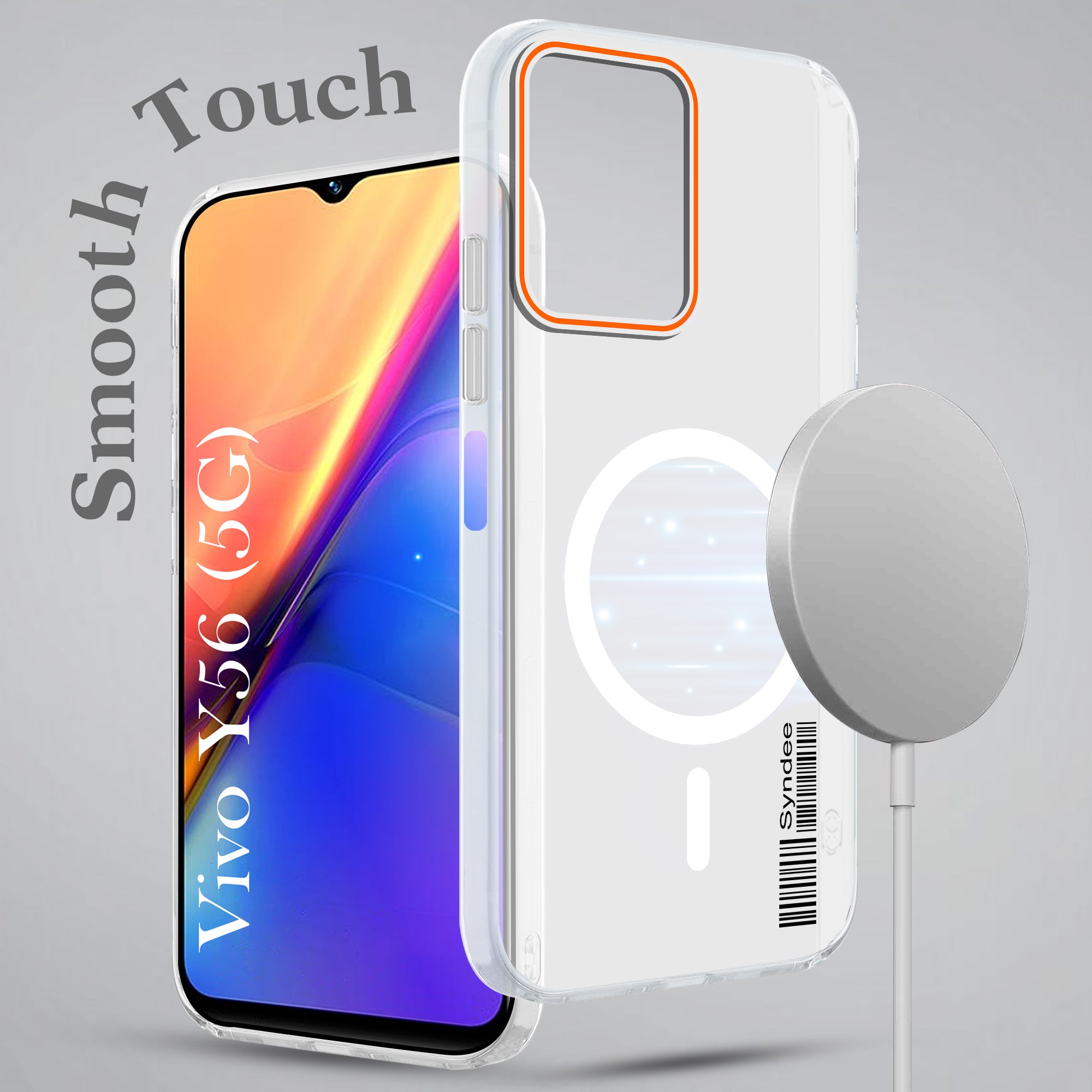 For Vivo Y56 5G Back Cover Case (Soft Touch | Camera Bump Protection | MagSafe Compatible | Matte Finish)