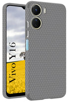 For Vivo Y16 Back Cover Case (Liquid Silicone | Side Grip | Camera Protection)