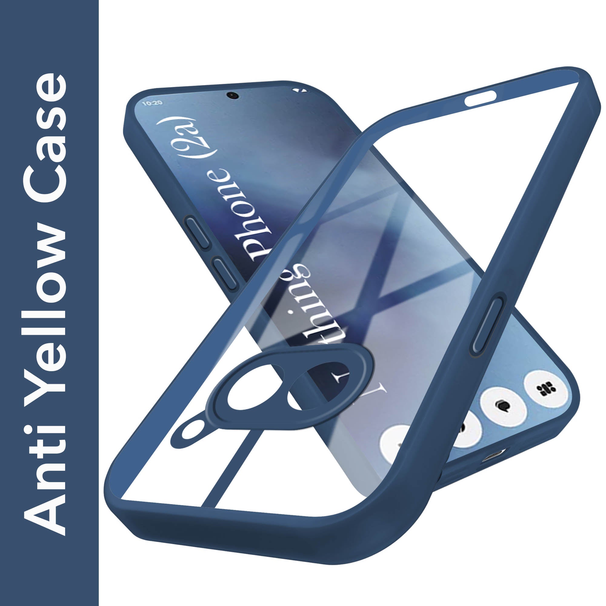 For Nothing Phone 2A 5G Back Cover Case (Lifetime Anti Yellow | Anti Scratch | Crystal Clear Shockproof)