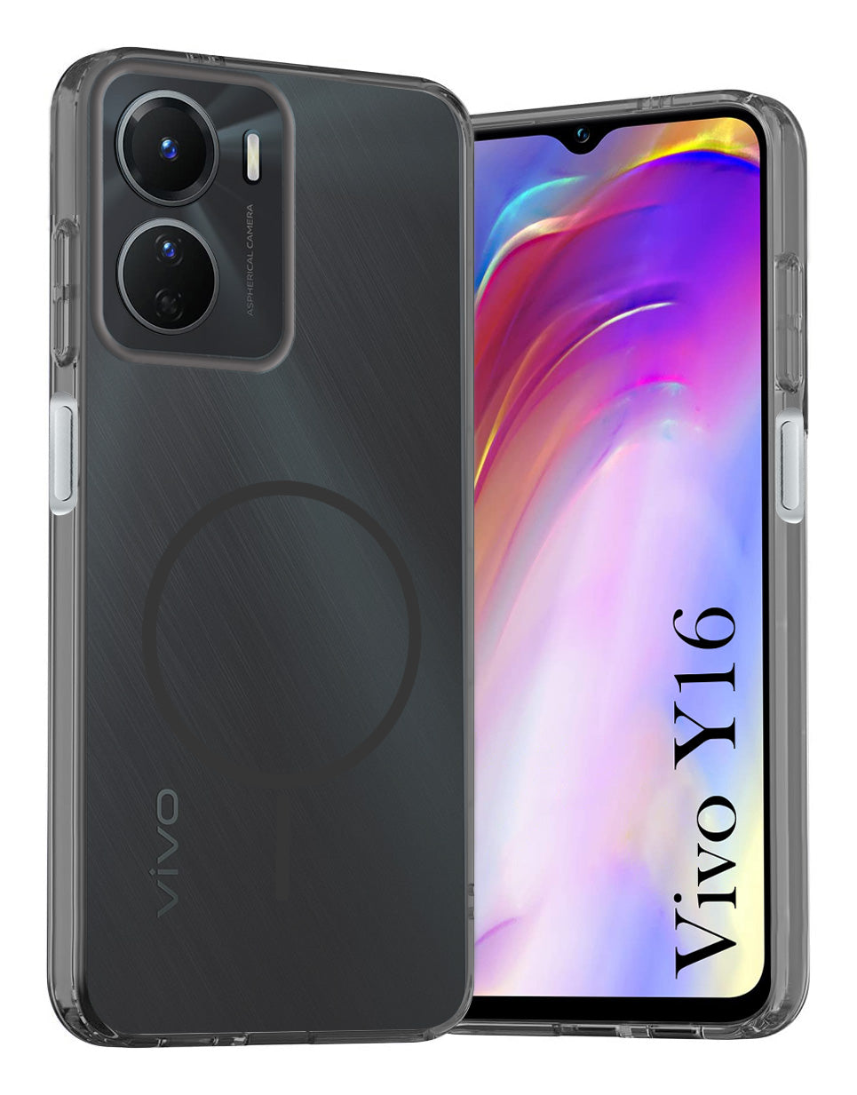 For Vivo Y16 Back Cover Case Silicone (Slim Paper Thin | Camera Protection Bump | Minimalist Professional | Soft Flexible)