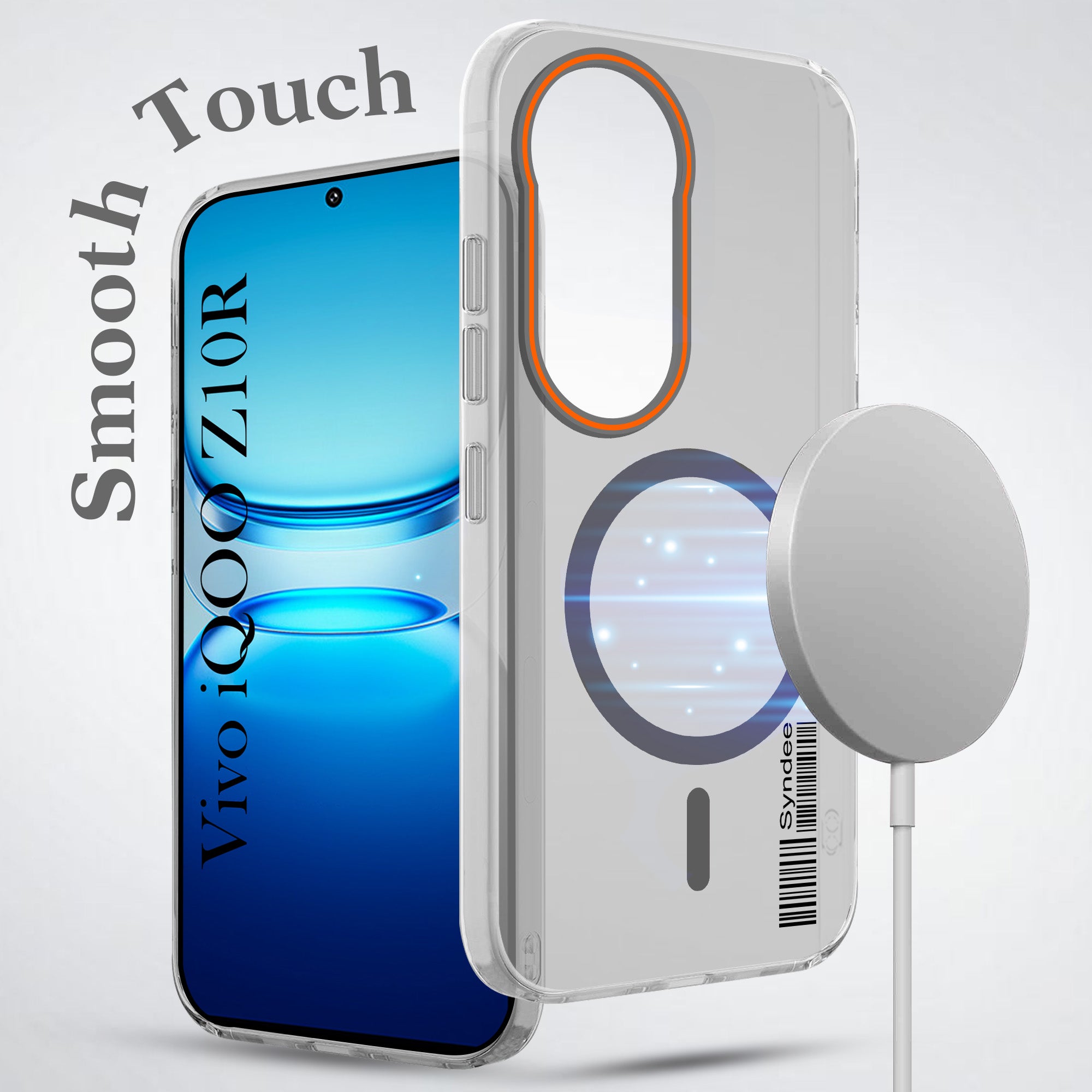 For Vivo iQOO Z10R Back Cover Case (Soft Touch | Camera Bump Protection | MagSafe Compatible | Matte Finish)