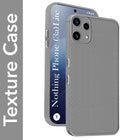 For Nothing Phone 3A Lite Back Cover Case Liquid Silicone (Camera Protection | Side Grip Texture | Soft and Flexible)