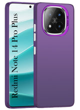 For Redmi Note 14 Pro Plus Hard Back Cover Case (Velvet Touch | Professional Glossy Finish | Camera Protection Bump)