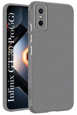 For Infinix GT 30 Pro Back Cover Case (Camera Protection | Side Grip Texture | Soft and Flexible)