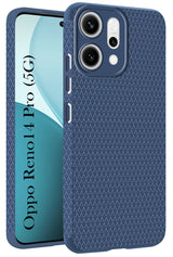 For Oppo Reno14 Pro 5G | Oppo Reno 14 Pro 5G Back Cover Case  (Liquid Silicone | Side Grip | Camera Protection)