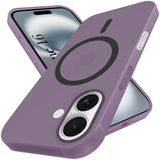 For Apple iPhone 16 Back Cover Case (Frosted Matte Feel | MagSafe Compatible Wireless Charging | Polycarbonate Material)