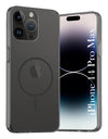 For Apple iPhone 14 Pro Max Back Cover Case Silicone (Slim Paper Thin | Camera Protection Bump | Minimalist Professional | Soft Flexible) "