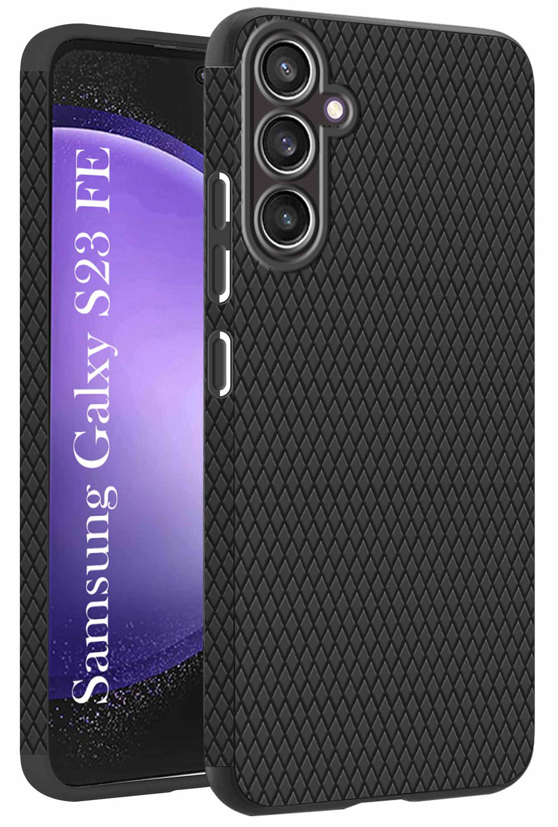 For Samsung Galaxy S23 FE 5G Back Cover Case (Liquid Silicone | Side Grip | Camera Protection)