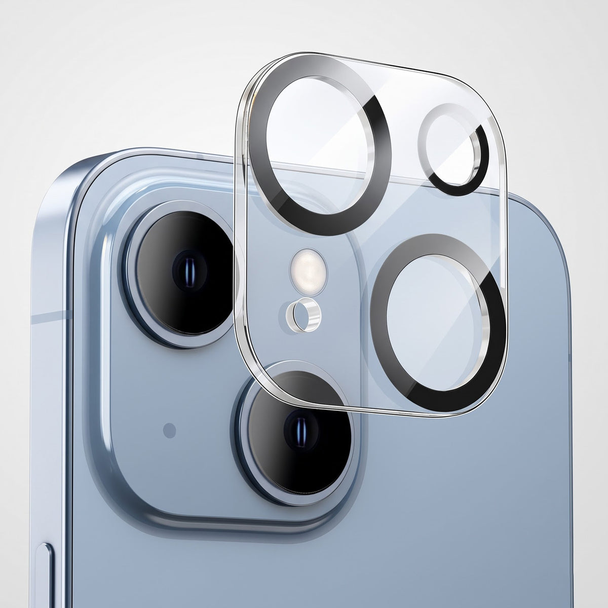 Crystal Clear Camera Lens Protector for iPhone 14 Plus – Sapphire 9H+ Glass, Anti-Scratch, Anti-Drop & Case Friendly