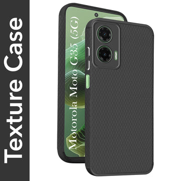 For Motorola Moto G35 5G Back Cover Case (Liquid Silicone | Side Grip | Camera Protection)