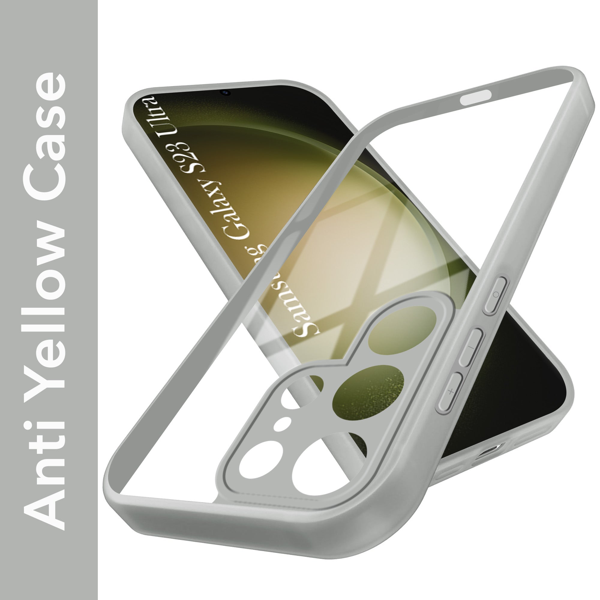 For Samsung Galaxy S23 Ultra Back Cover Case Ultra-Hybrid (Lifetime Anti Yellow | Anti Scratch | Crystal Clear Shockproof)