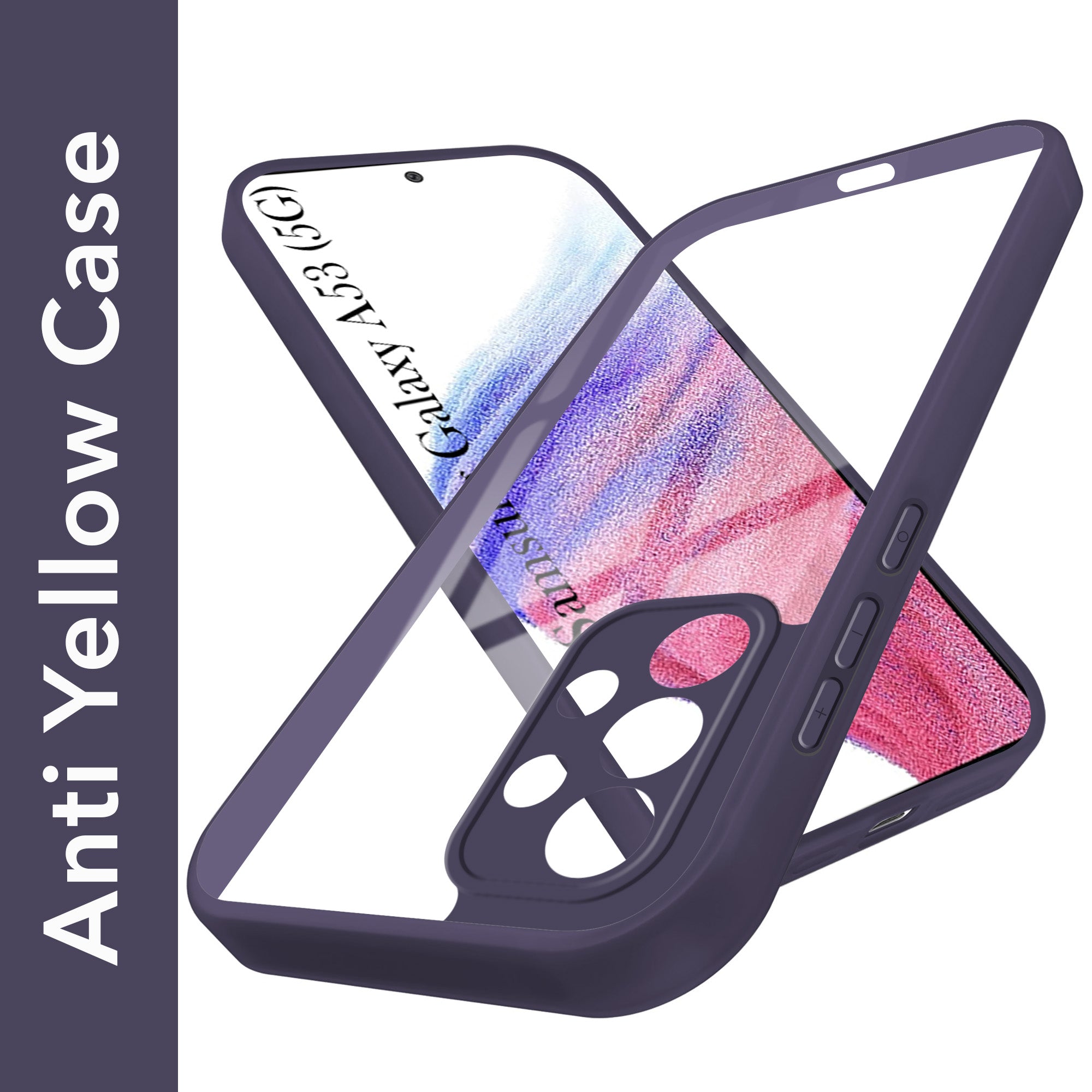 For Samsung Galaxy A53 5G Back Cover Case (Lifetime Anti Yellow | Anti Scratch | Crystal Clear Shockproof)