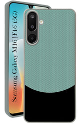For Samsung Galaxy M16 5G | Samsung Galaxy F16 Back Cover Case (Elegant PU Leather Finish | Premium Minimalist Professional | Camera Protection Bump)