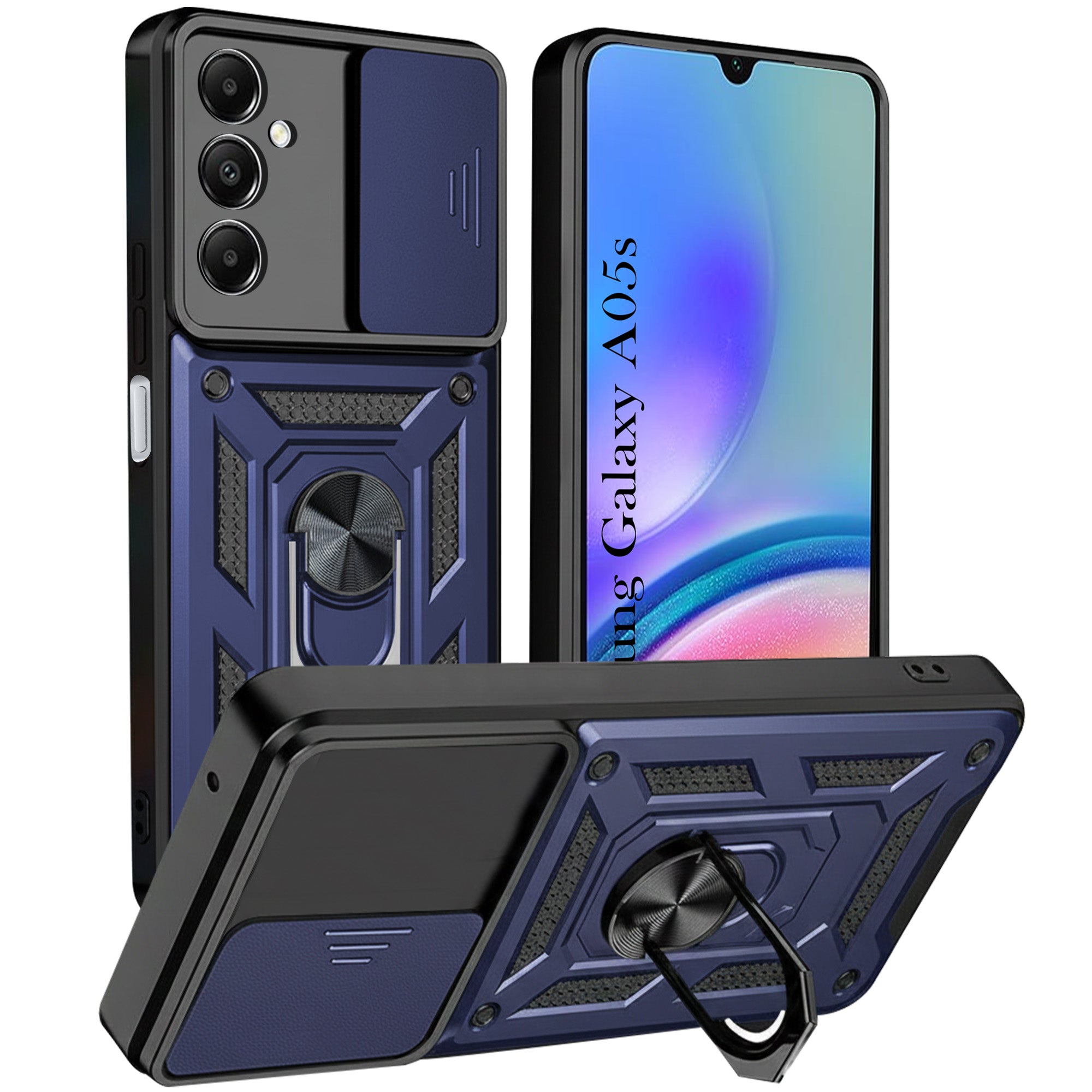 For Samsung Galaxy A05s Back Cover Case (Hybrid Dual Armor Polycarbonate)