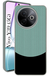 For Vivo Y39 Back Cover Case (Elegant PU Leather Finish | Premium Minimalist Professional | Camera Protection Bump)
