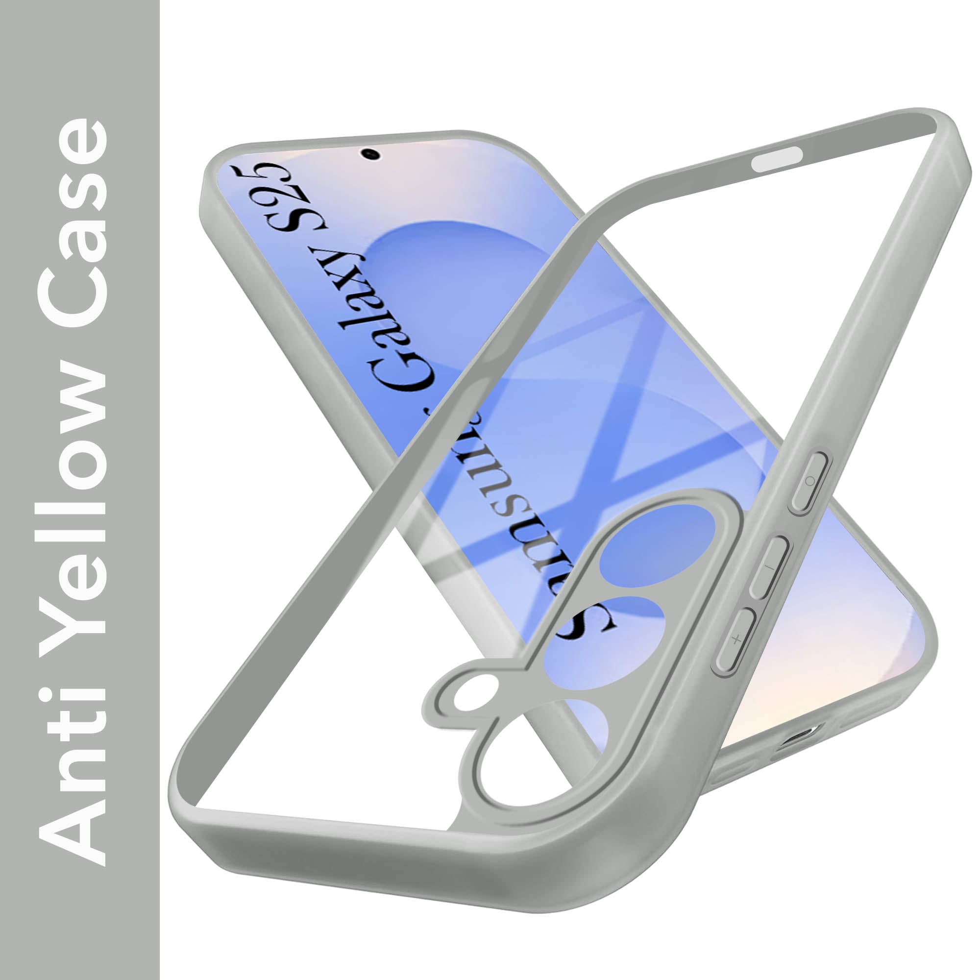 For Samsung Galaxy S25 Back Cover Case (Lifetime Anti Yellow | Anti Scratch | Crystal Clear Shockproof)