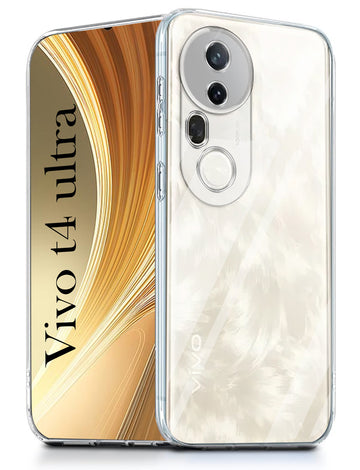 For Vivo T4 Ultra Back Cover ( Silicone Clear Shockproof Case with Camera Protection | Soft and Flexible | Transparent)