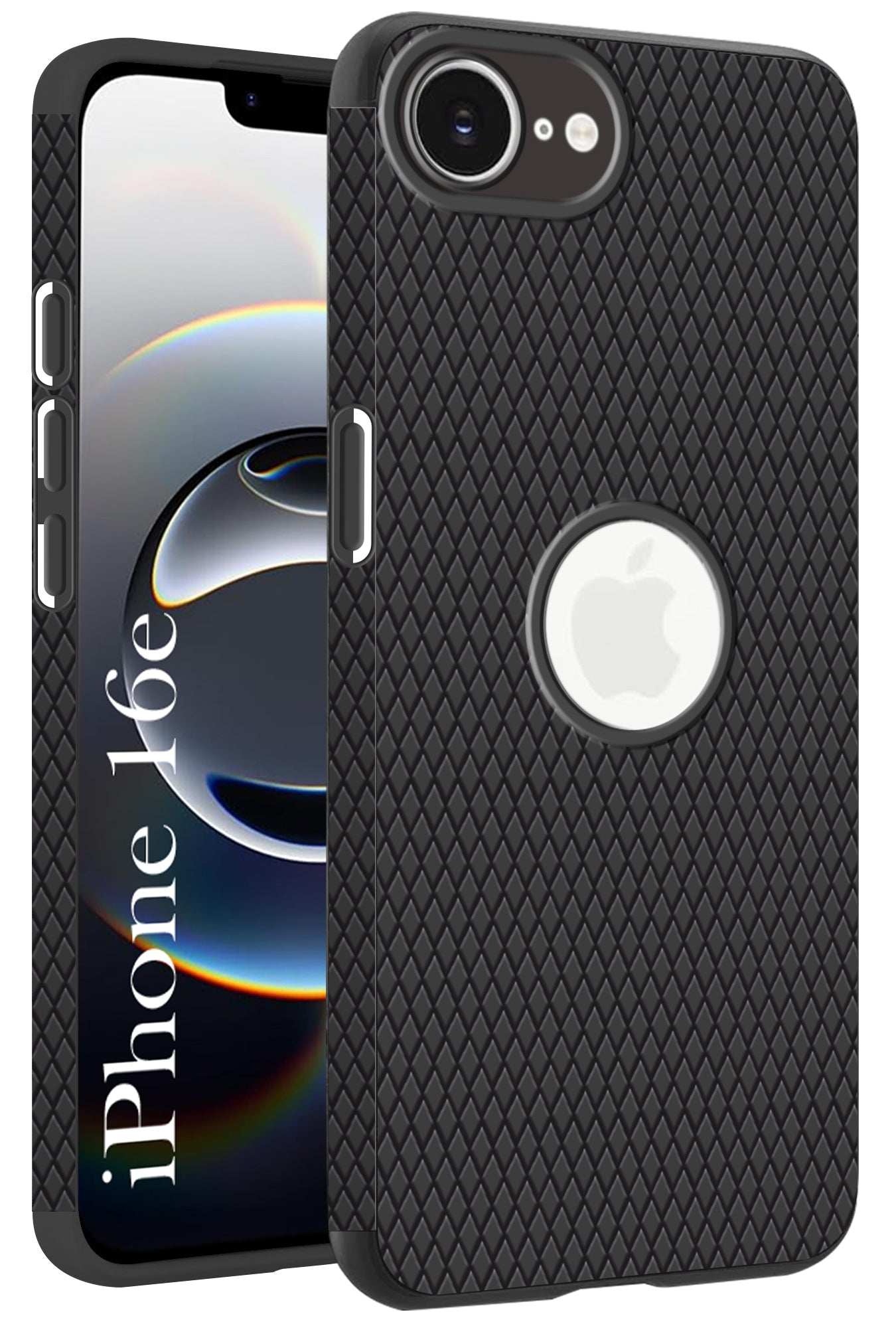 For Apple iPhone 16e  Back Cover Case (Liquid Silicone | Side Grip | Camera Protection)