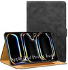 For Apple iPad Pro 11 Inch (2024) Flip Cover Folio Cover A2836/A2837/A3006/iPad16,3/6,4 (PU Leather | Multi-Angle Smart Stand | Card Storage Slots | Silicone Back Pouch)