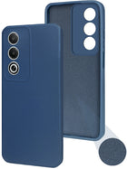 For Oppo K12x 5G Back Cover Case (Matte Finish Silicone with Inside Fiber Cloth)