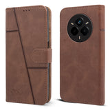 For Realme 14 Pro Flip Cover Case ( Stitched Leather with Magnetic Closure)