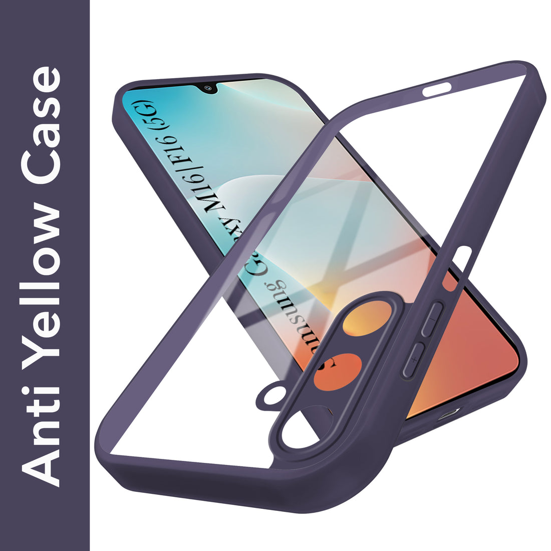 For Samsung Galaxy M16 5G | Samsung Galaxy F16  Back Cover Case (Lifetime Anti Yellow | Anti Scratch | Crystal Clear Shockproof)