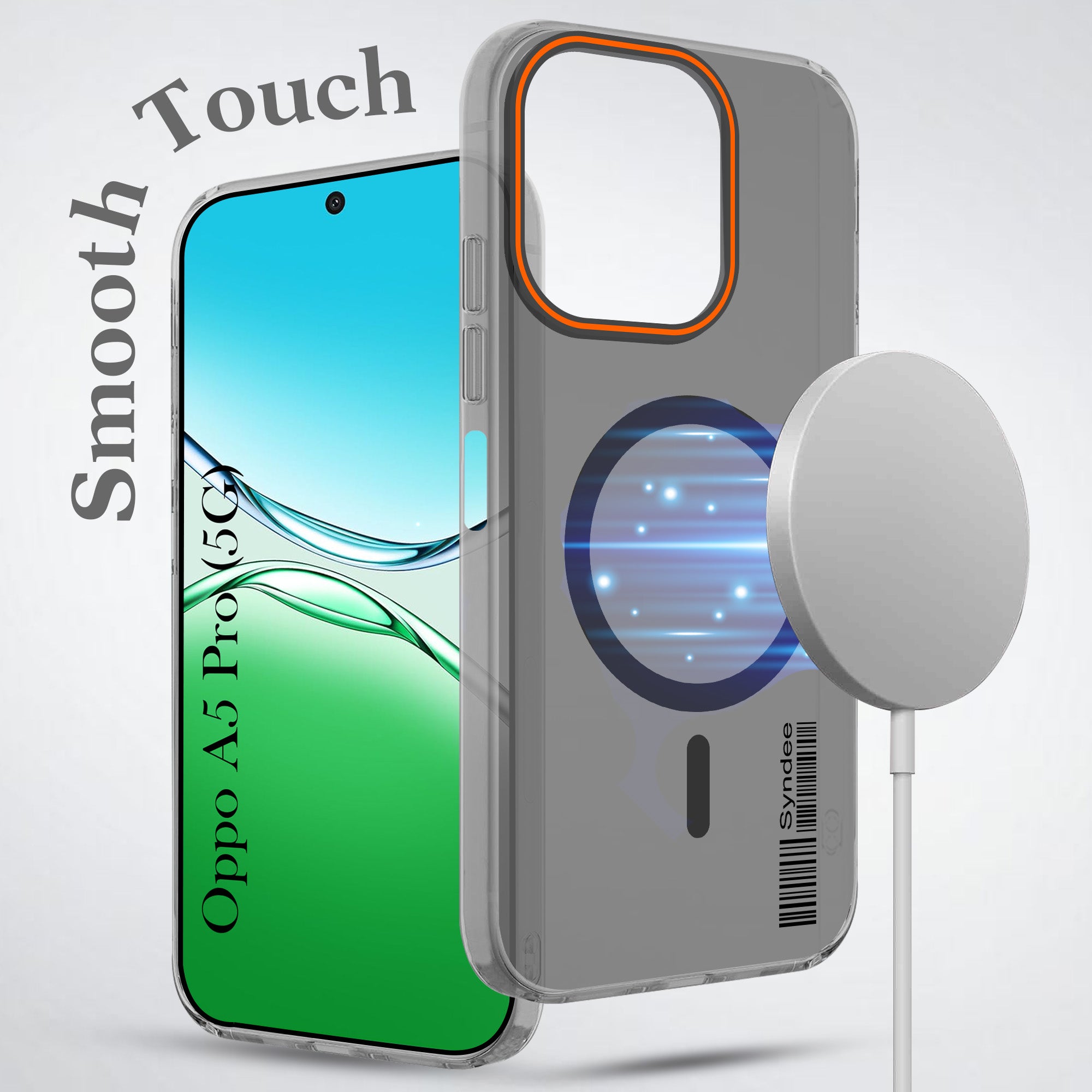 For Oppo A5 Pro Back Cover Case (Soft Touch | Camera Bump Protection | MagSafe Compatible | Matte Finish)