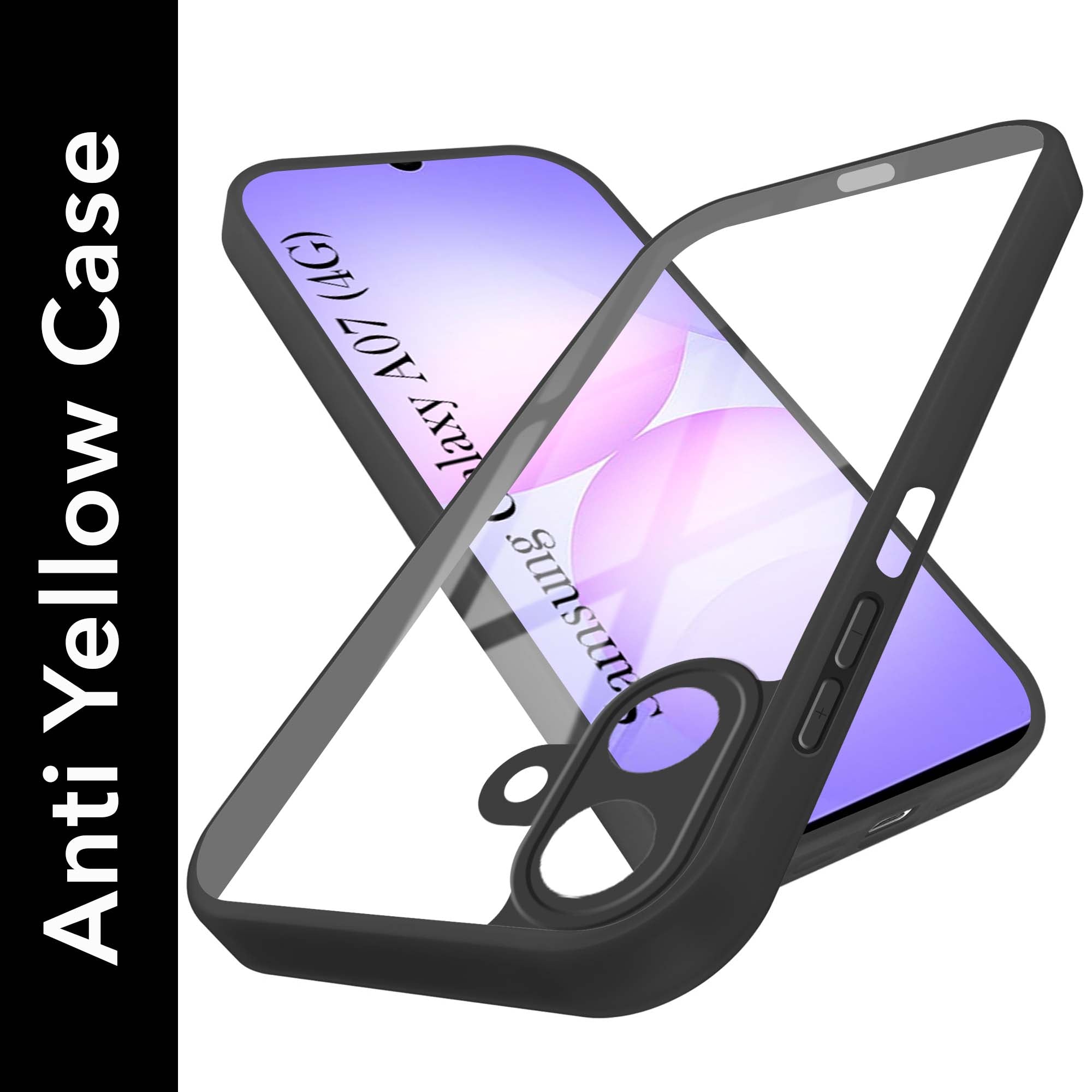 For Samsung Galaxy A07 4G Back Cover Case Ultra-Hybrid (Lifetime Anti Yellow | Anti Scratch | Crystal Clear Shockproof)