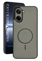 For Oneplus Nord CE 5 Back Cover Case PU Leather (Texture Grip Design | Professional Minimalist | Camera Protection | Soft and Flexible)