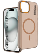 For iPhone 15 Plus Back Cover Case (Soft Touch | Camera Bump Protection | MagSafe Compatible | Matte Finish)