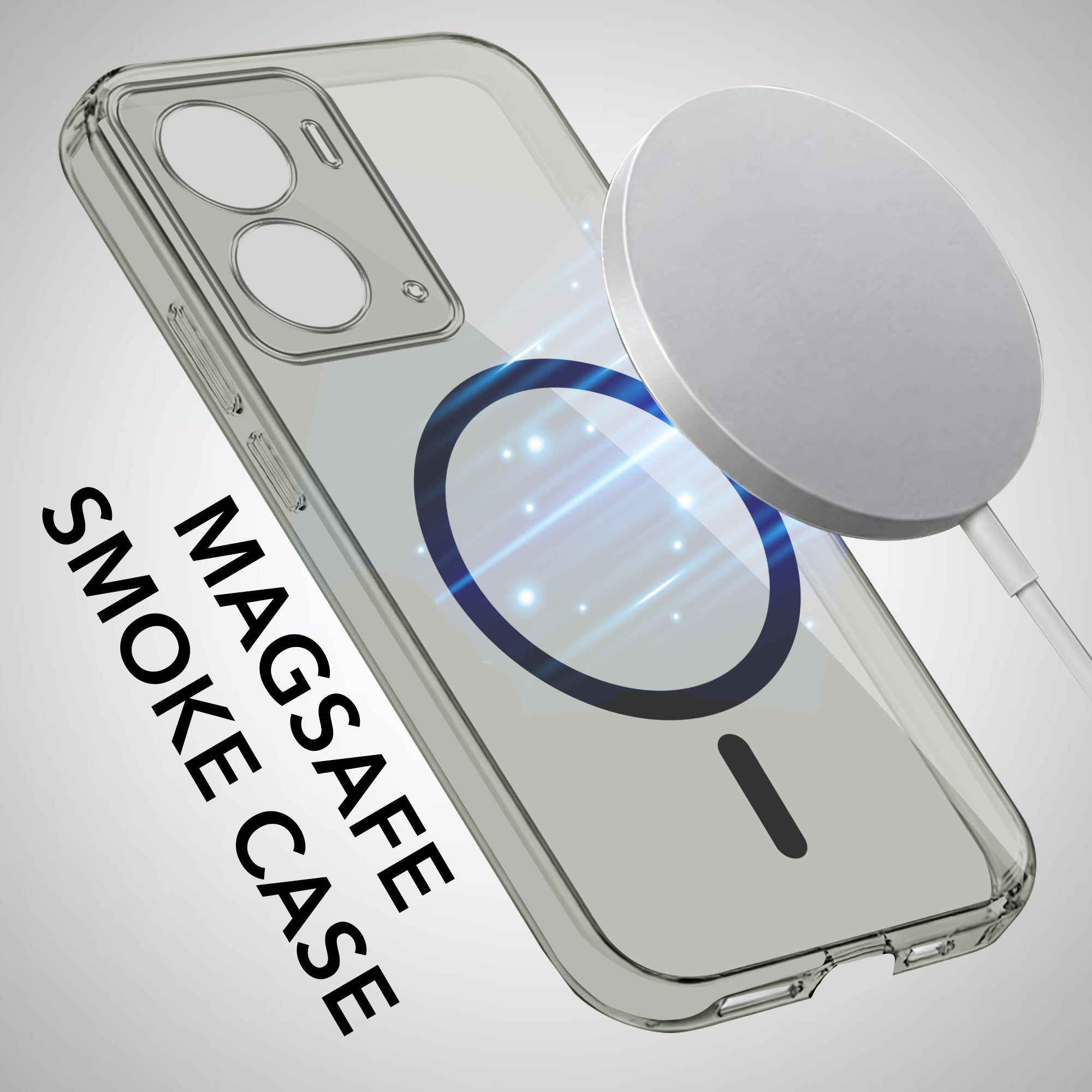For Realme P3 Back Cover Case Lifetime Anti-Yellow MagSafe Compatible Clear (Sleek Hard Crystal | Shockproof and Camera Protection)